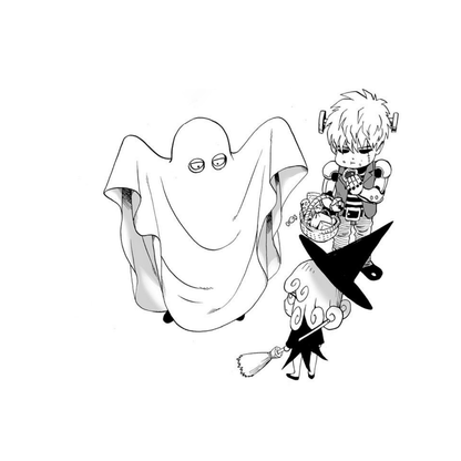 One Punch Man Halloween Costume Sticker